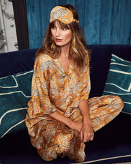 Bagheera - Eco Satin Eye Mask - Tobacco