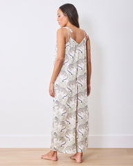 Bagheera - Eco Satin Jaipur Jumpsuit - Wedding Cake