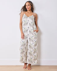 Bagheera - Eco Satin Jaipur Jumpsuit - Wedding Cake