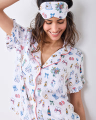 Big Day Bliss - Eco Satin Eye Mask - Coastal Cloud
