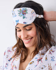 Big Day Bliss - Eco Satin Eye Mask - Coastal Cloud