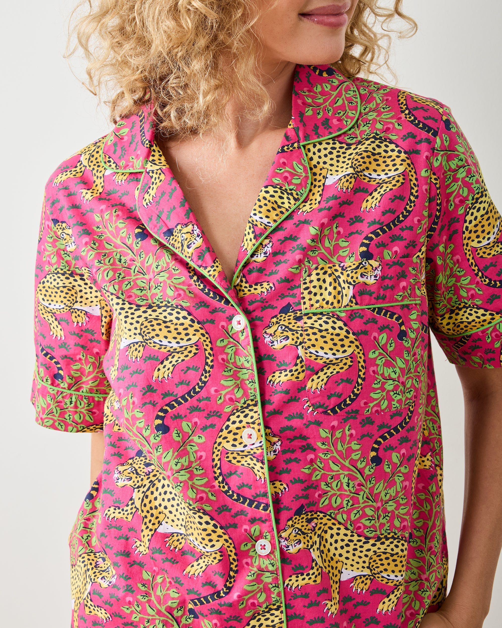Bagheera - Short PJ Set - Hot Pink