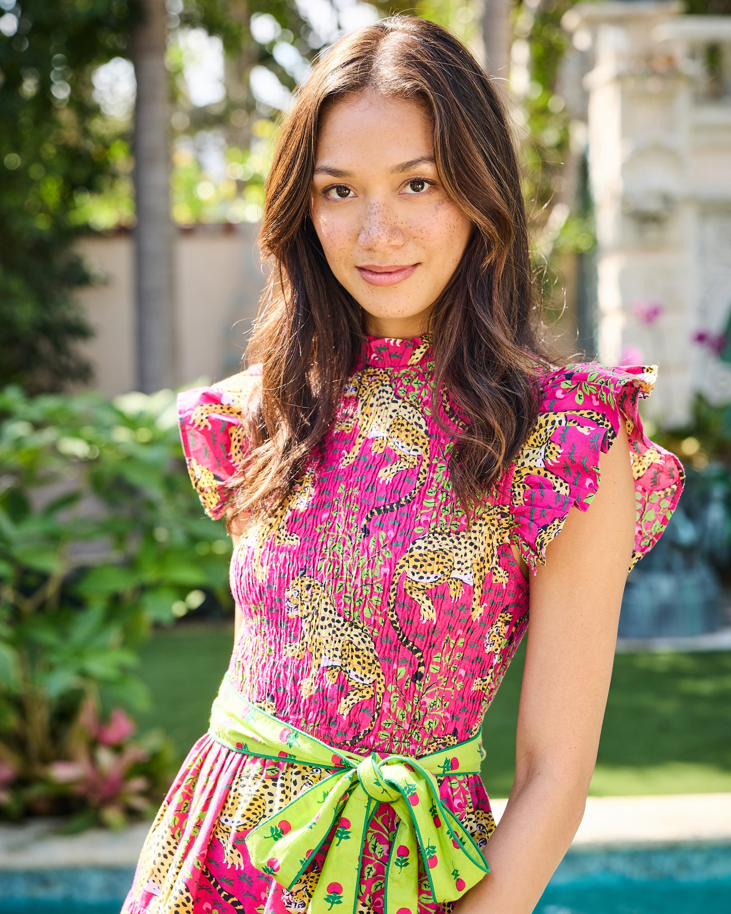 Bagheera - Ready to Ruffle Dress - Hot Pink