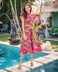Bagheera - Ready to Ruffle Dress - Hot Pink