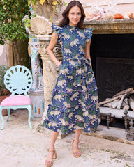 Bagheera - Ready To Ruffle Dress - Navy