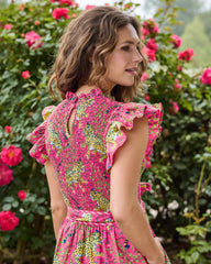 Bagheera - Let's Ruffle Dress - Hot Pink