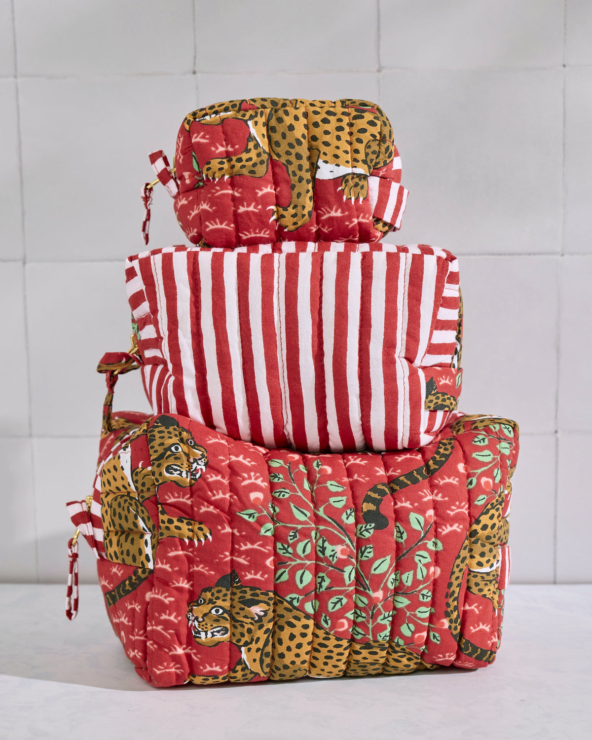 Bagheera - Threes Best Pouch Set - Scarlet