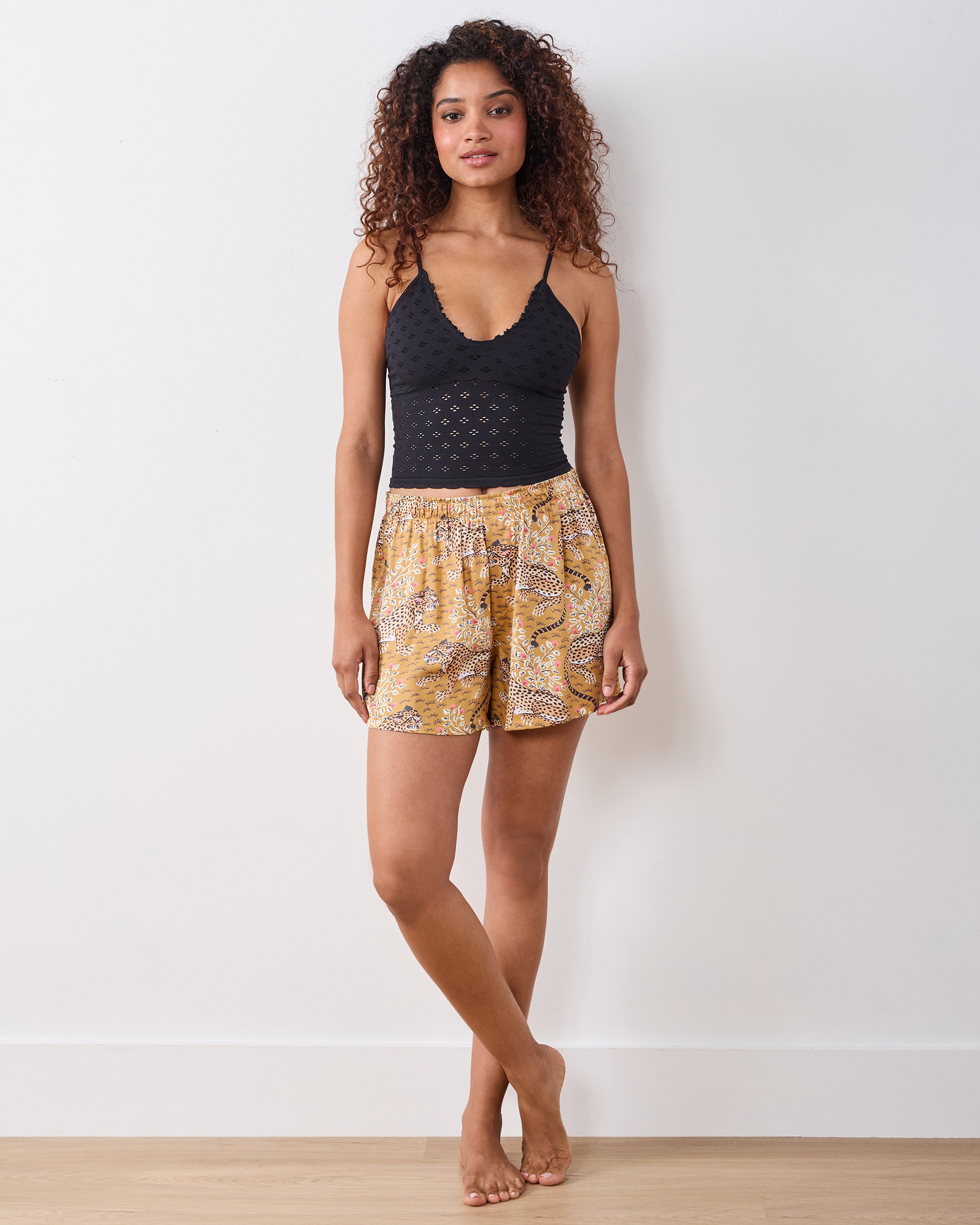 Bagheera - Eco Satin Boyfriend Boxer - Tobacco
