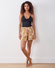 Bagheera - Eco Satin Boyfriend Boxer - Tobacco