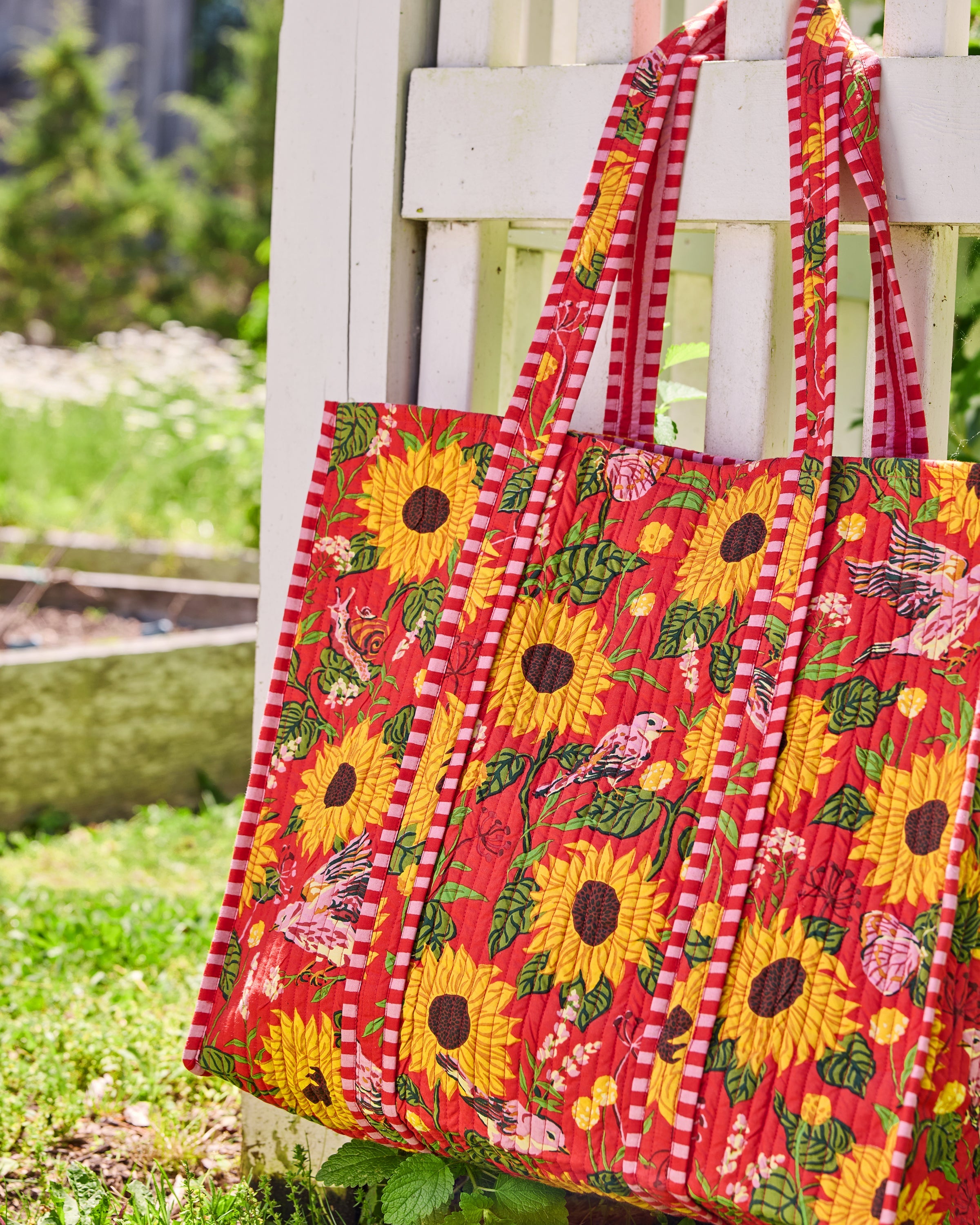 Autumn Sunflowers - The Traveler Tote - Orange
