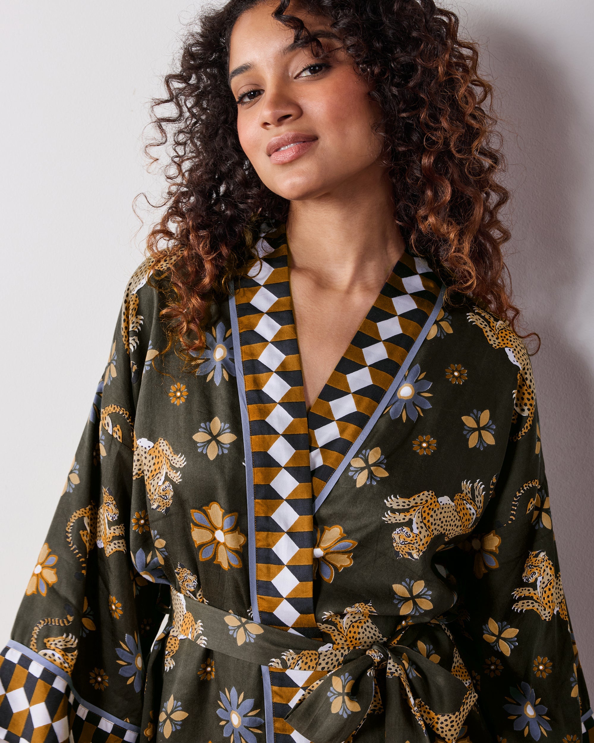 Bagheera Kaleidoscope - Eco Satin Wrap Set - Olive