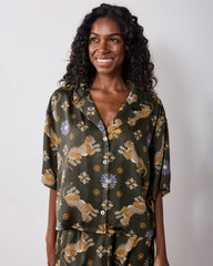 Bagheera Kaleidoscope - Tall Eco Satin Wildest Dreams Set - Olive
