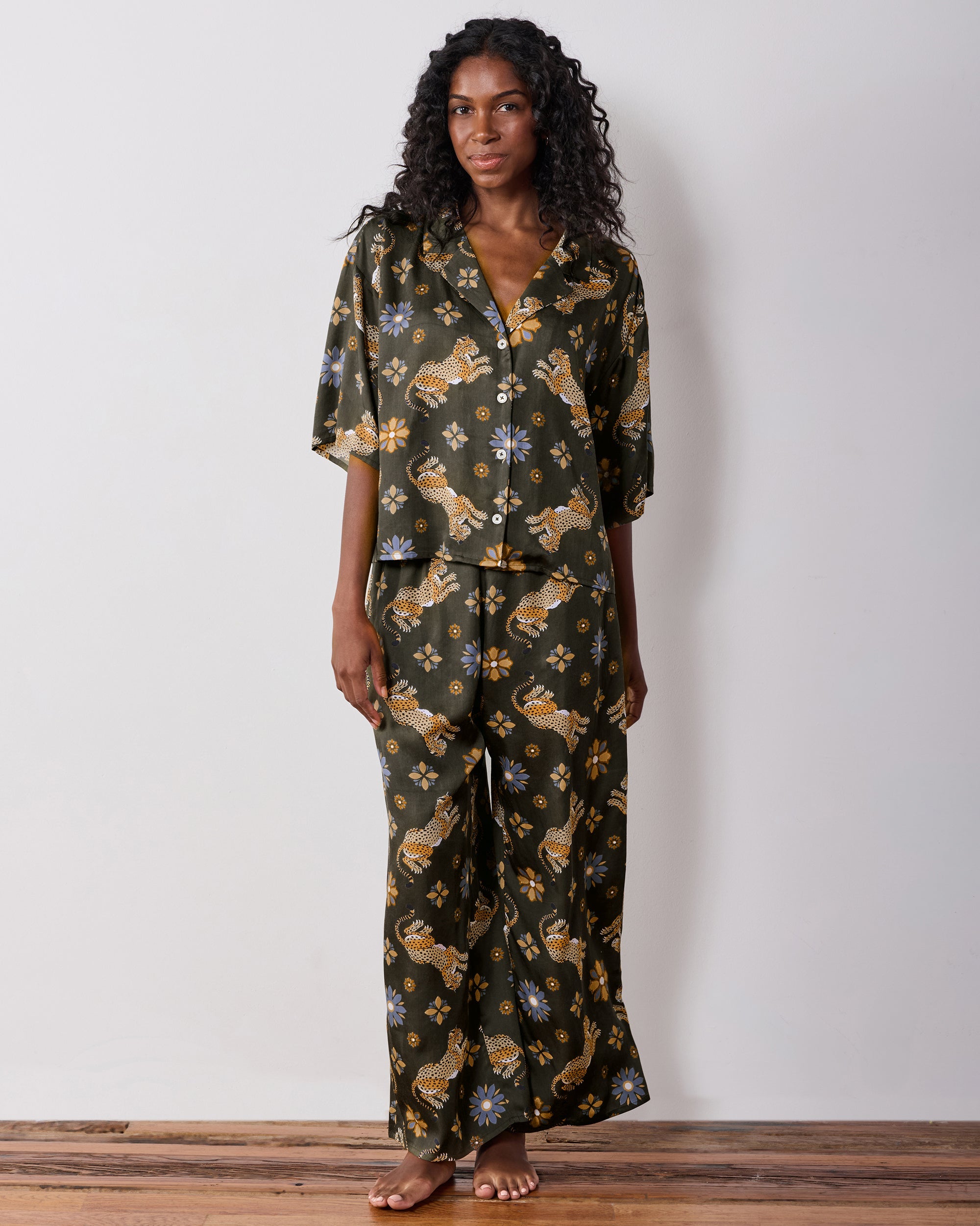 Bagheera Kaleidoscope - Eco Satin Wildest Dreams Set - Olive
