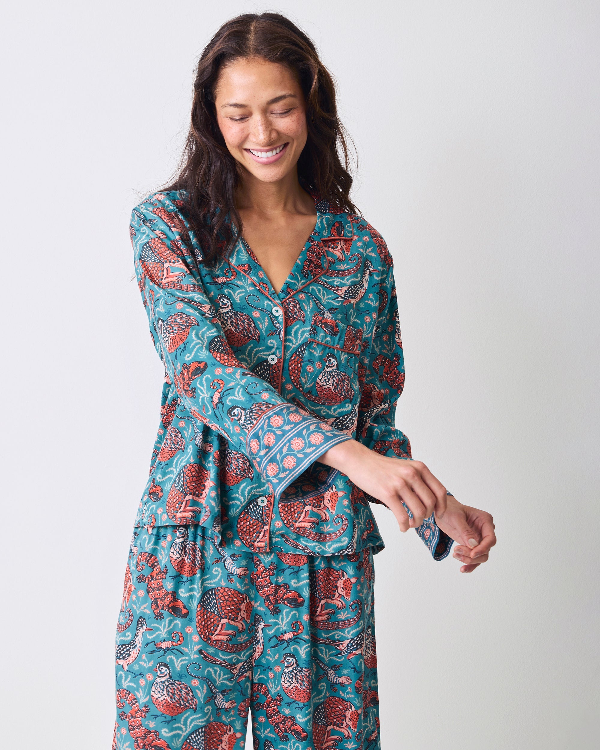 Canyon Critters - Eco Satin Soho Set - Teal