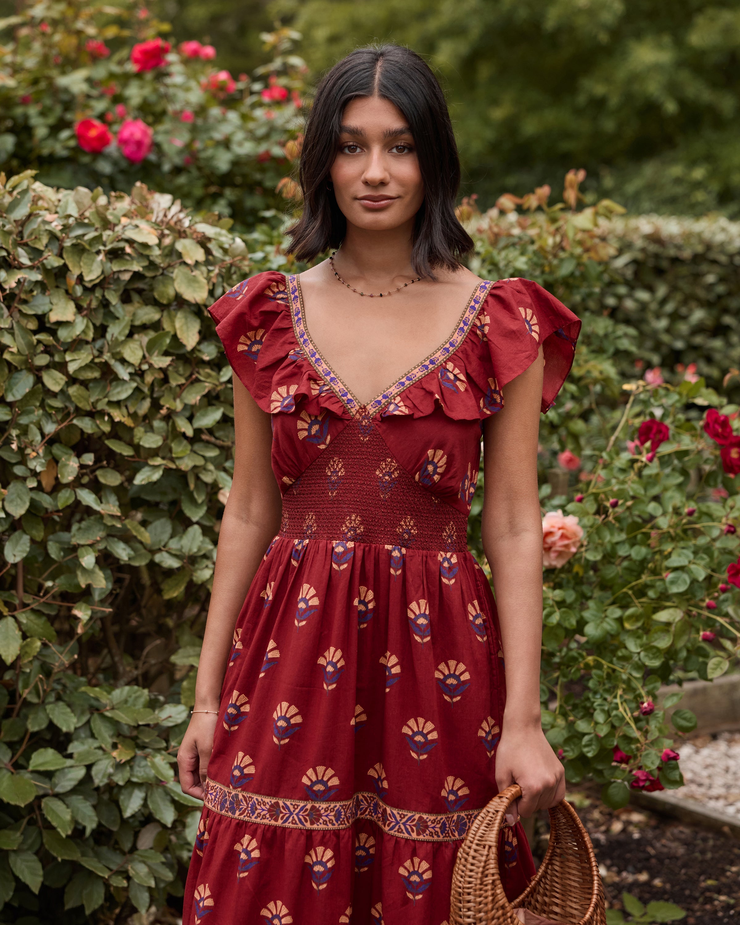 Canyon Wildflower - Cordelia Dress - Red Rock