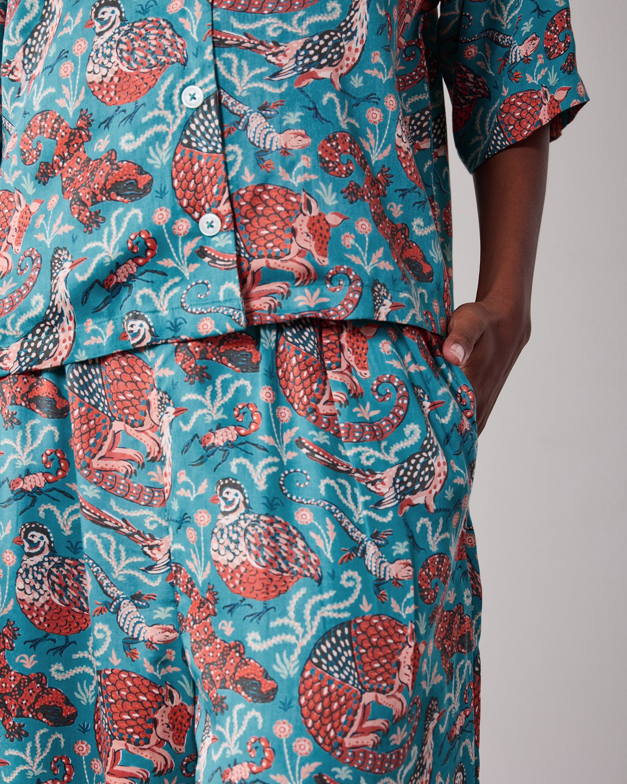 Canyon Critters - Tall Eco Satin Wildest Dreams Set - Teal
