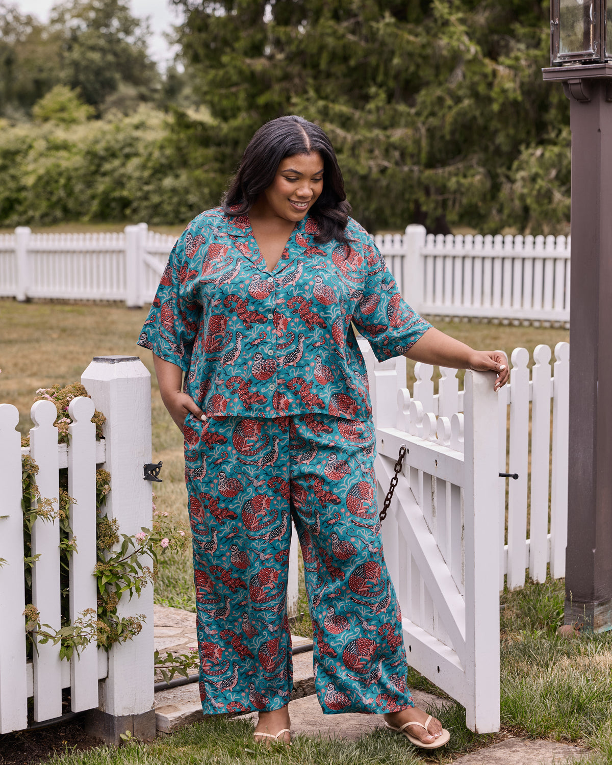 Canyon Critters - Petite Eco Satin Wildest Dreams Set - Teal
