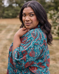 Canyon Critters - Petite Eco Satin Wildest Dreams Set - Teal