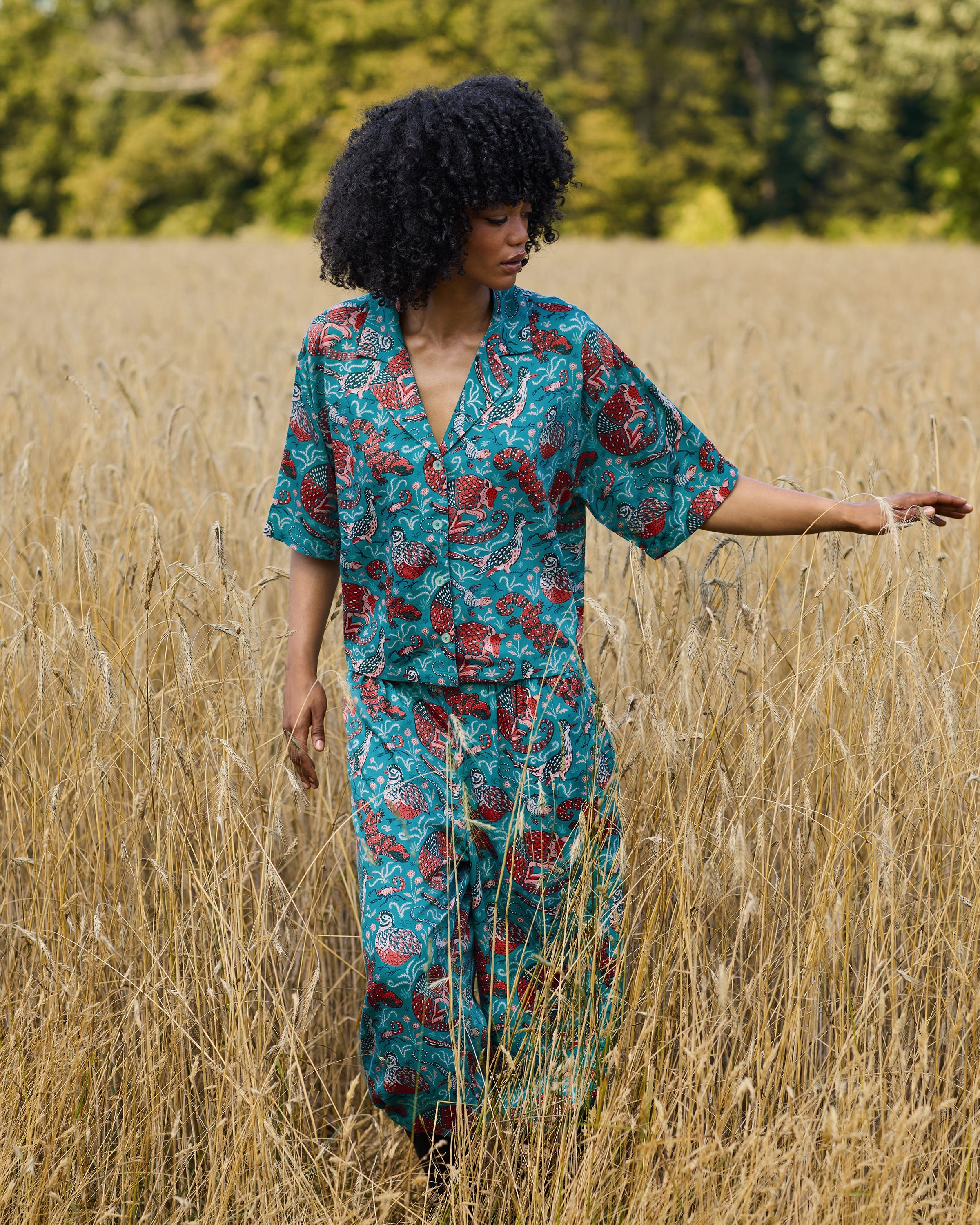 Canyon Critters - Tall Eco Satin Wildest Dreams Set - Teal