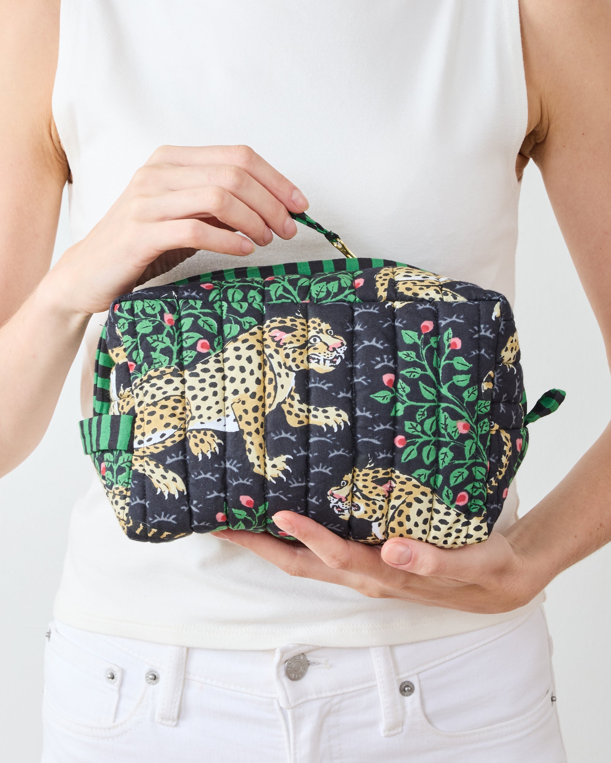 Bagheera - Quilted Pouch - Ink