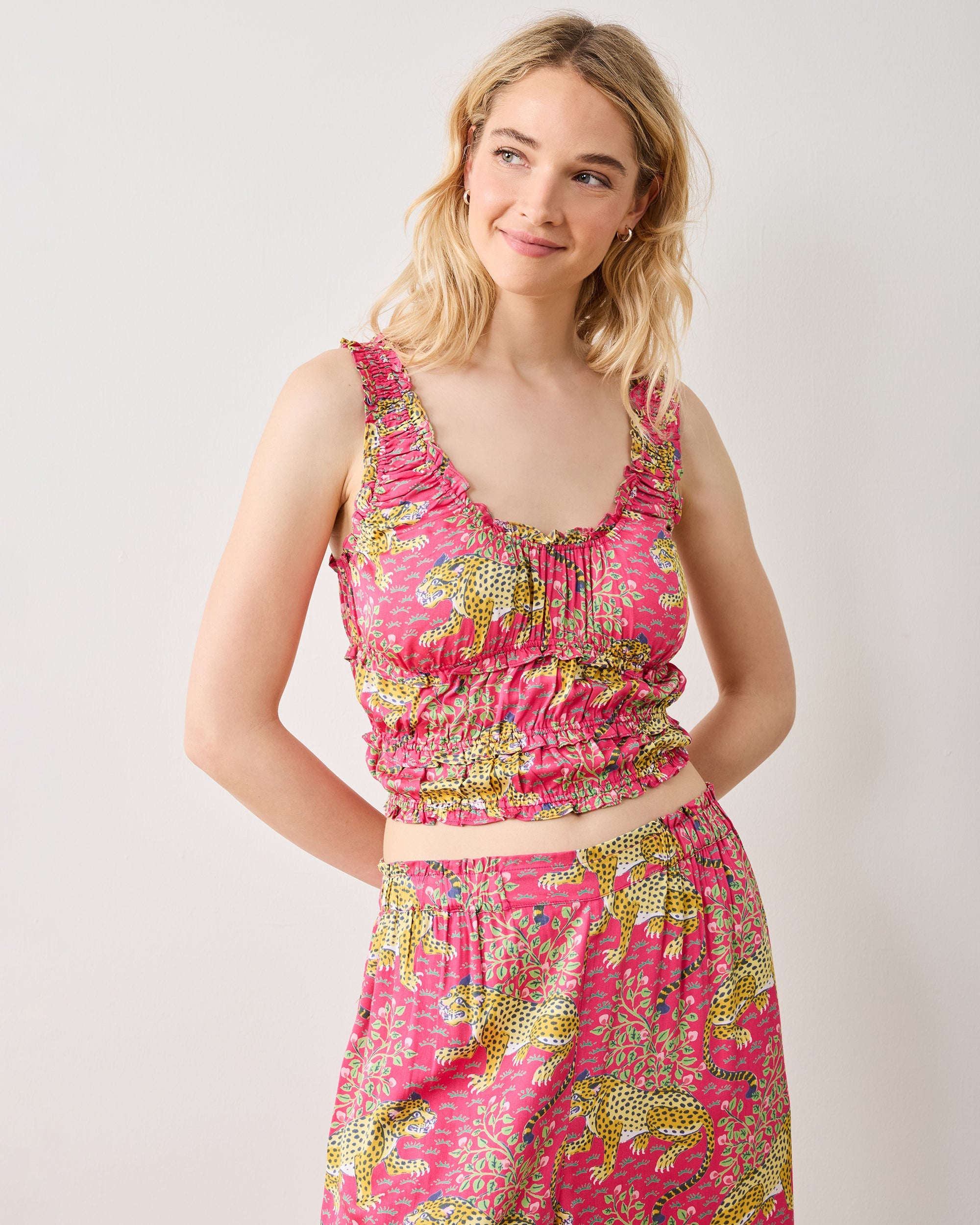 Bagheera - Eco Satin Sadie Set - Hot Pink