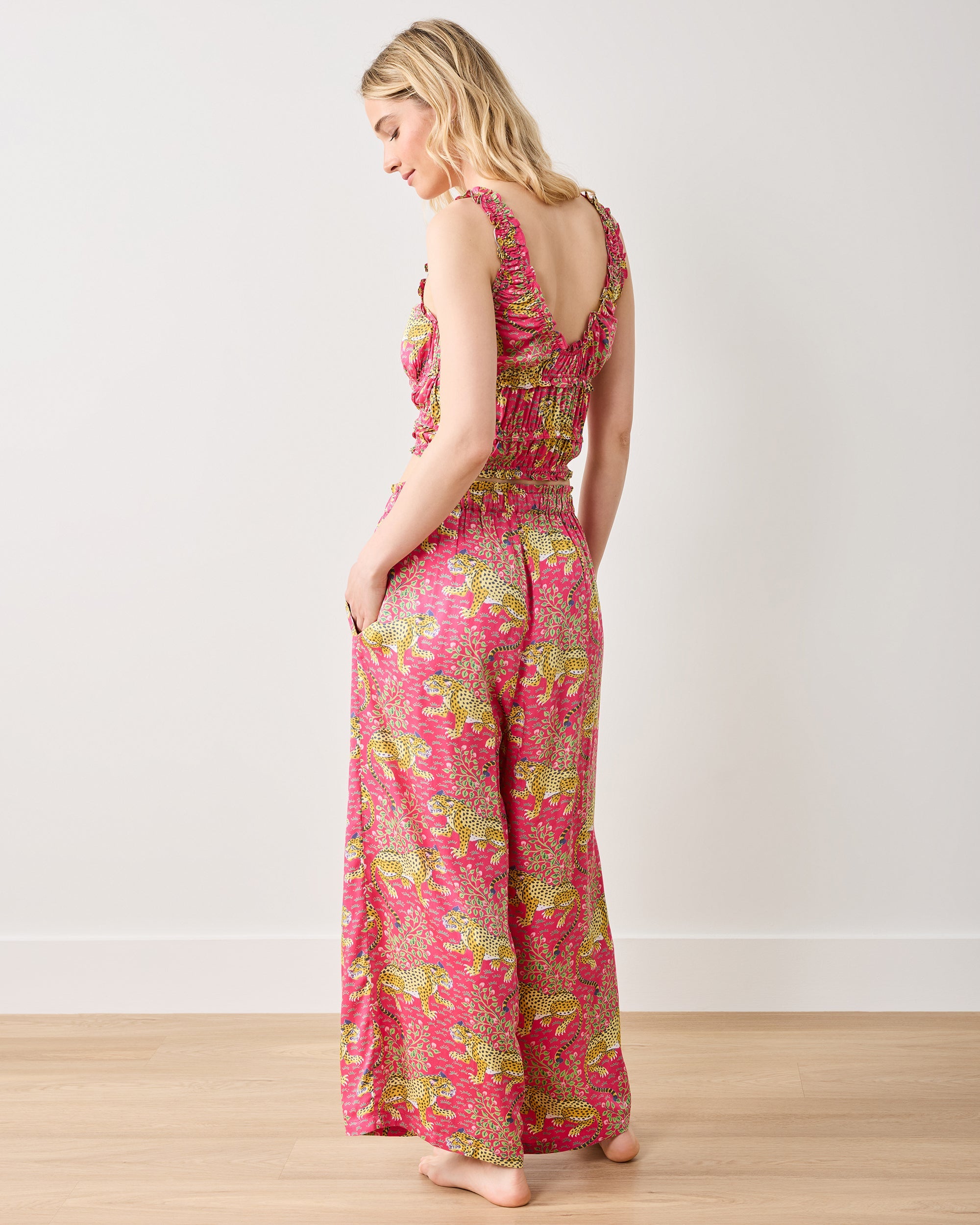 Bagheera - Tall Eco Satin Sadie Set - Hot Pink