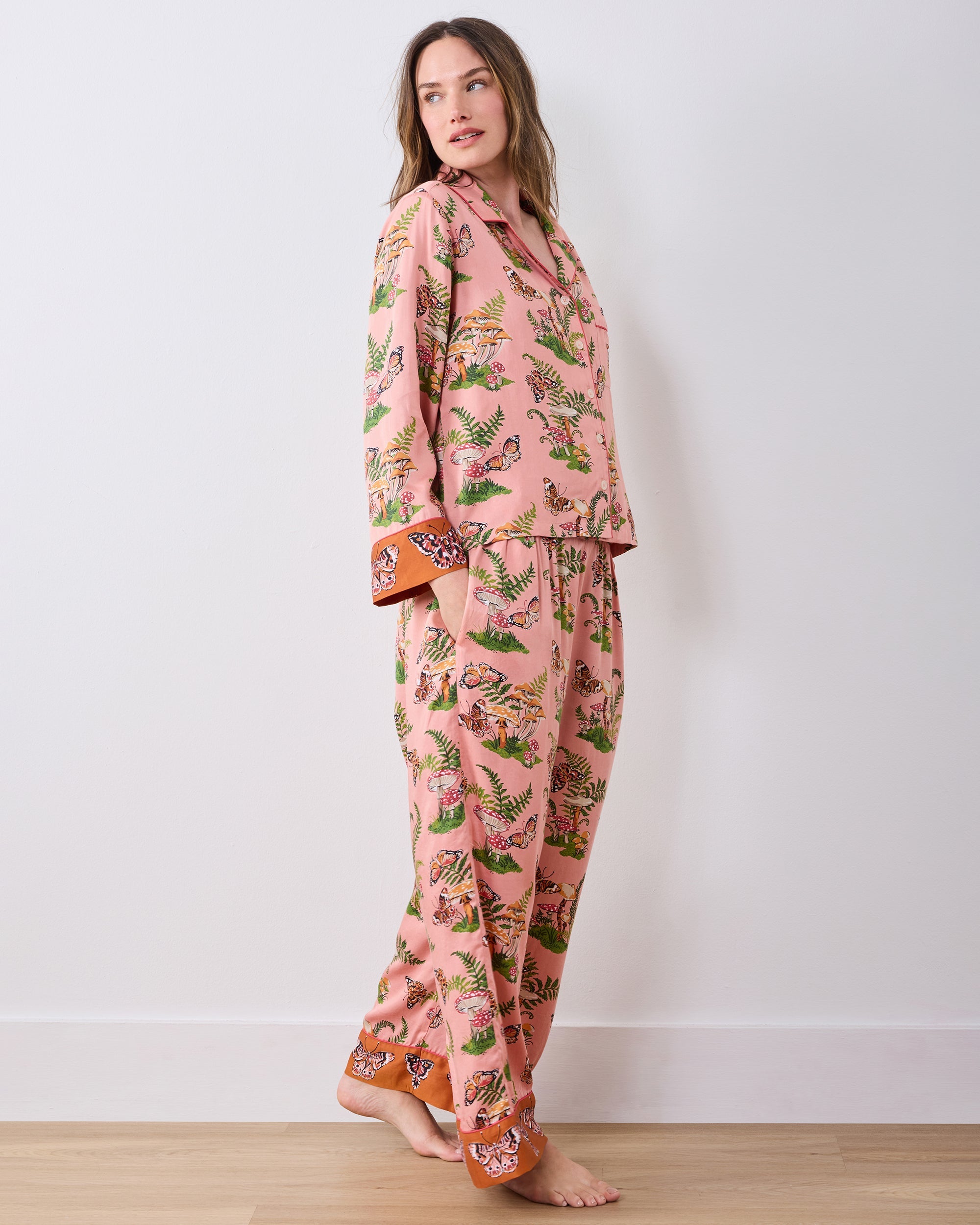 Butterfly Forager - Petite Eco Satin Soho Set - Rosewood