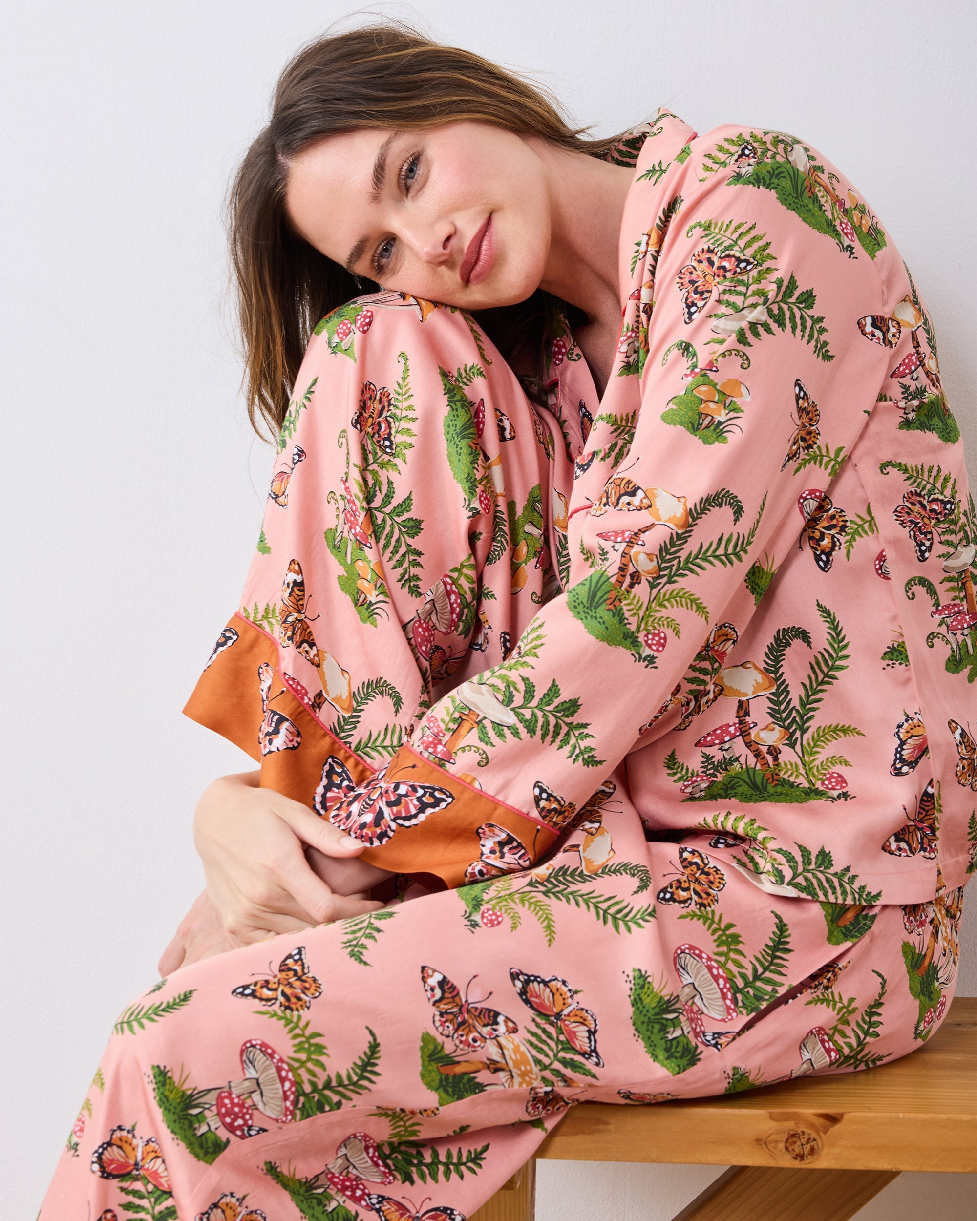 Butterfly Forager - Tall Eco Satin Soho Set - Rosewood