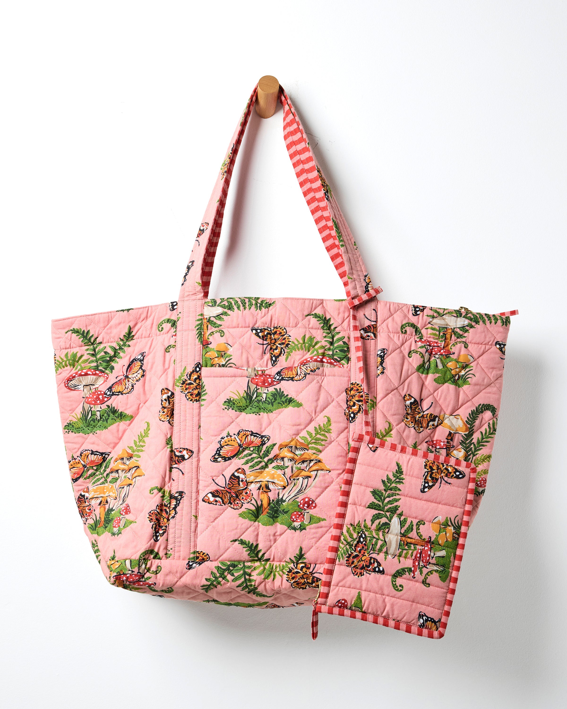 Butterfly Forager - Weekend Bag with Pouch - Rosewood