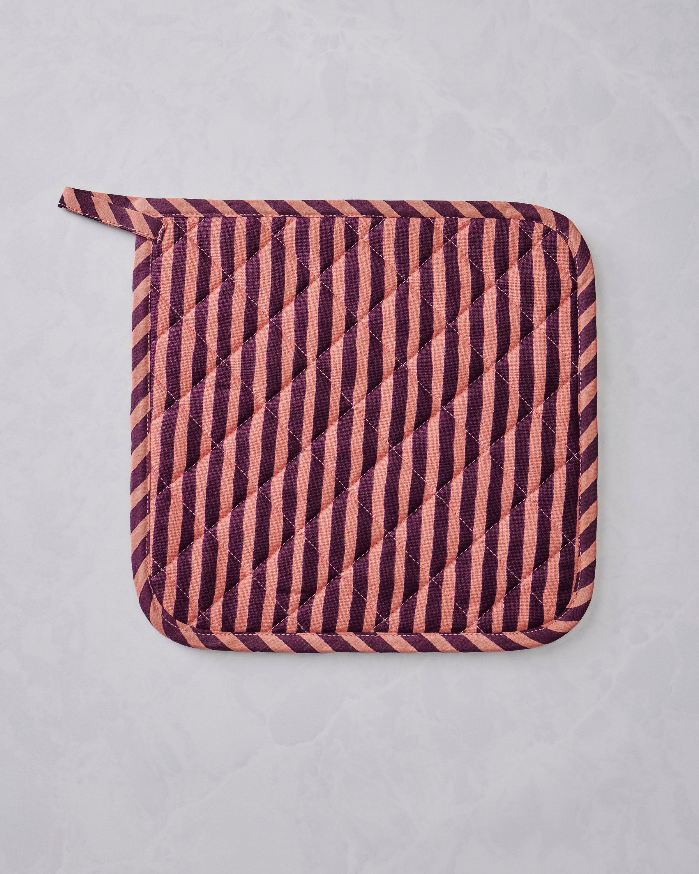 Champagne & Caviar - Pot Holder - Peacock Feather