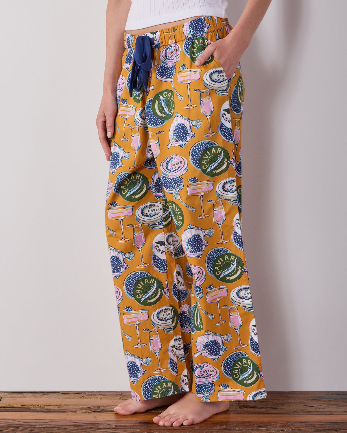 Champagne & Caviar - Astrid PJ Pant - Goldenrod