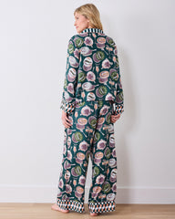 Champagne & Caviar - Petite Eco Satin Soho Set - Peacock Feather
