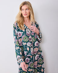 Champagne & Caviar - Eco Satin Soho Set - Peacock Feather