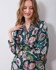 Champagne & Caviar - Petite Eco Satin Stevie Set - Peacock Feather