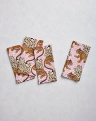 Bagheera - Set of 4 Dinner Napkins - Blush
