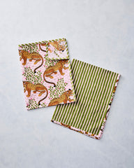 Bagheera - Tea Towels Set of 2 - Blush