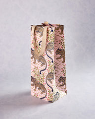 Bagheera - Handmade Wine Bottle Bag - Blush