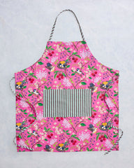 Bird & Blossom - Apron - Fuchsia Berry