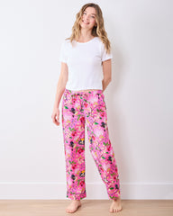 Bird & Blossom - Tall PJ Pants - Fuchsia Berry