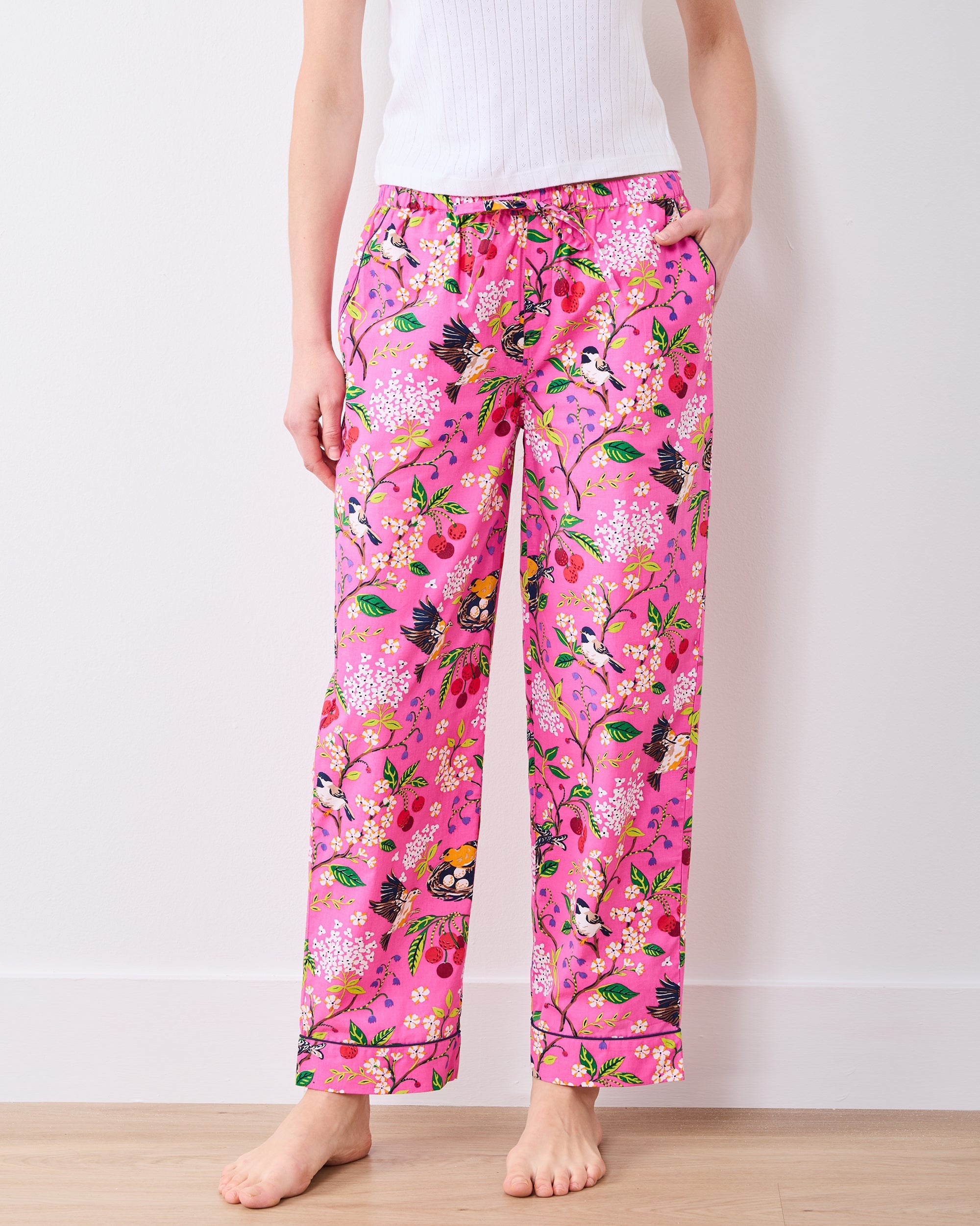 Bird & Blossom - PJ Pants & Pointelle Long Sleeve Bundle - Multi