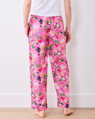Bird & Blossom - Tall PJ Pants - Fuchsia Berry