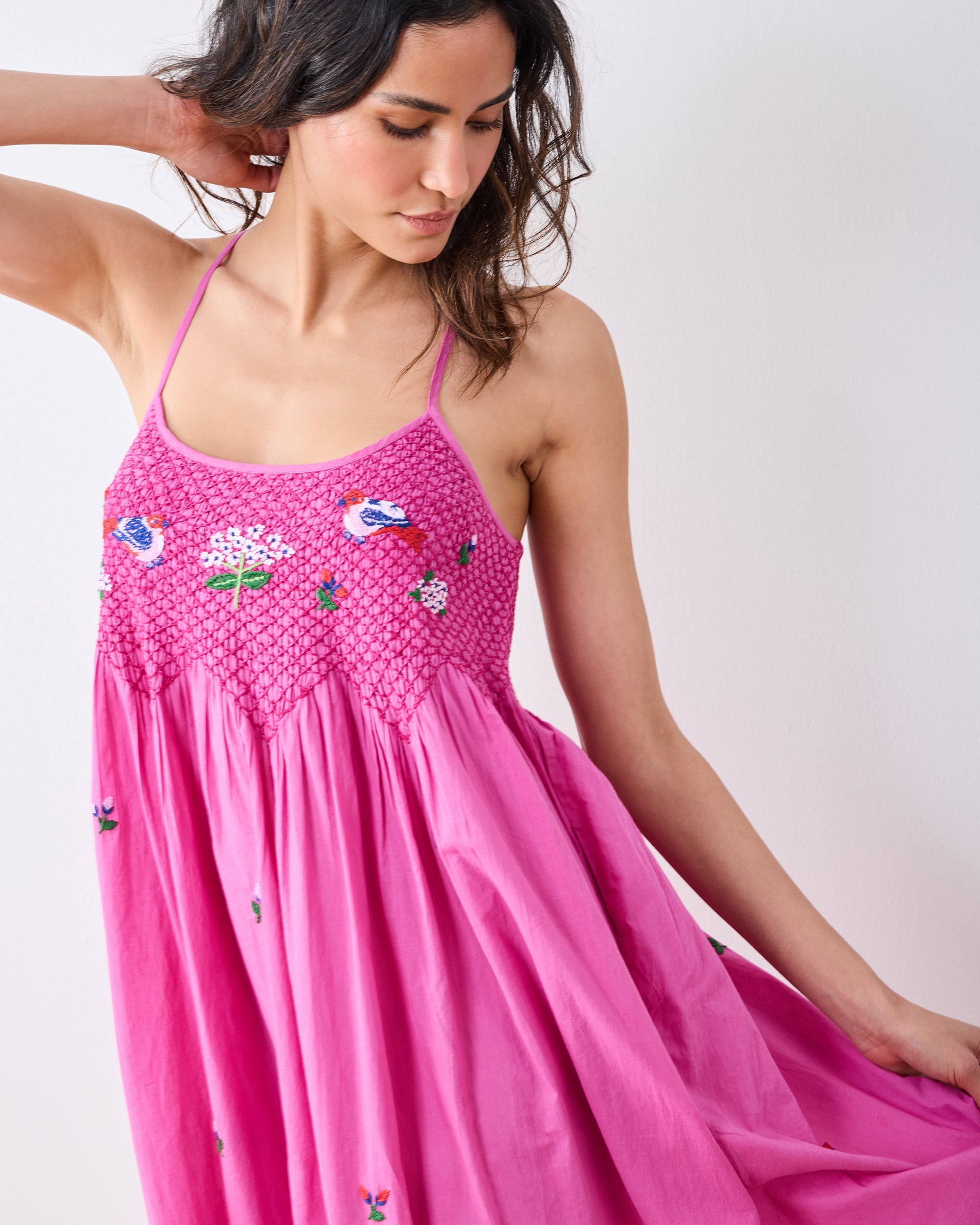 Bird & Blossom - Naya Nightie - Fuchsia Berry