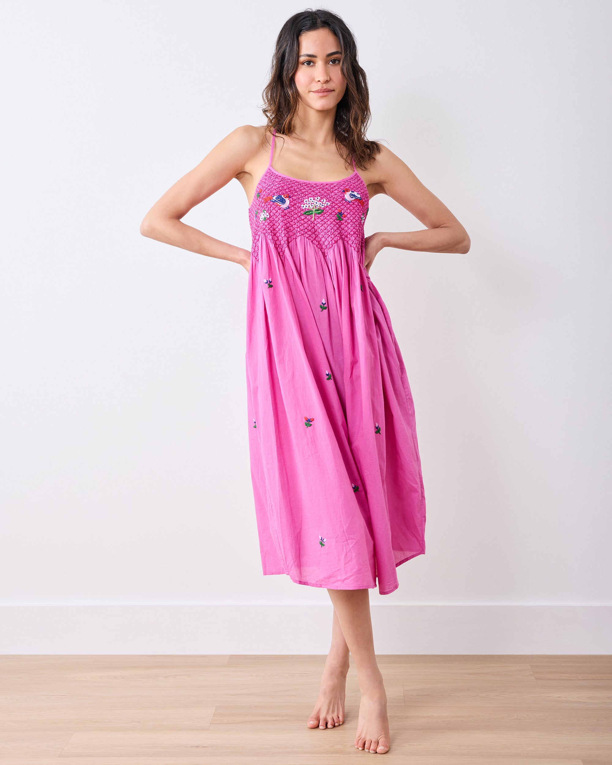 Bird & Blossom - Naya Nightie - Fuchsia Berry