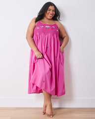 Bird & Blossom - Naya Nightie - Fuchsia Berry