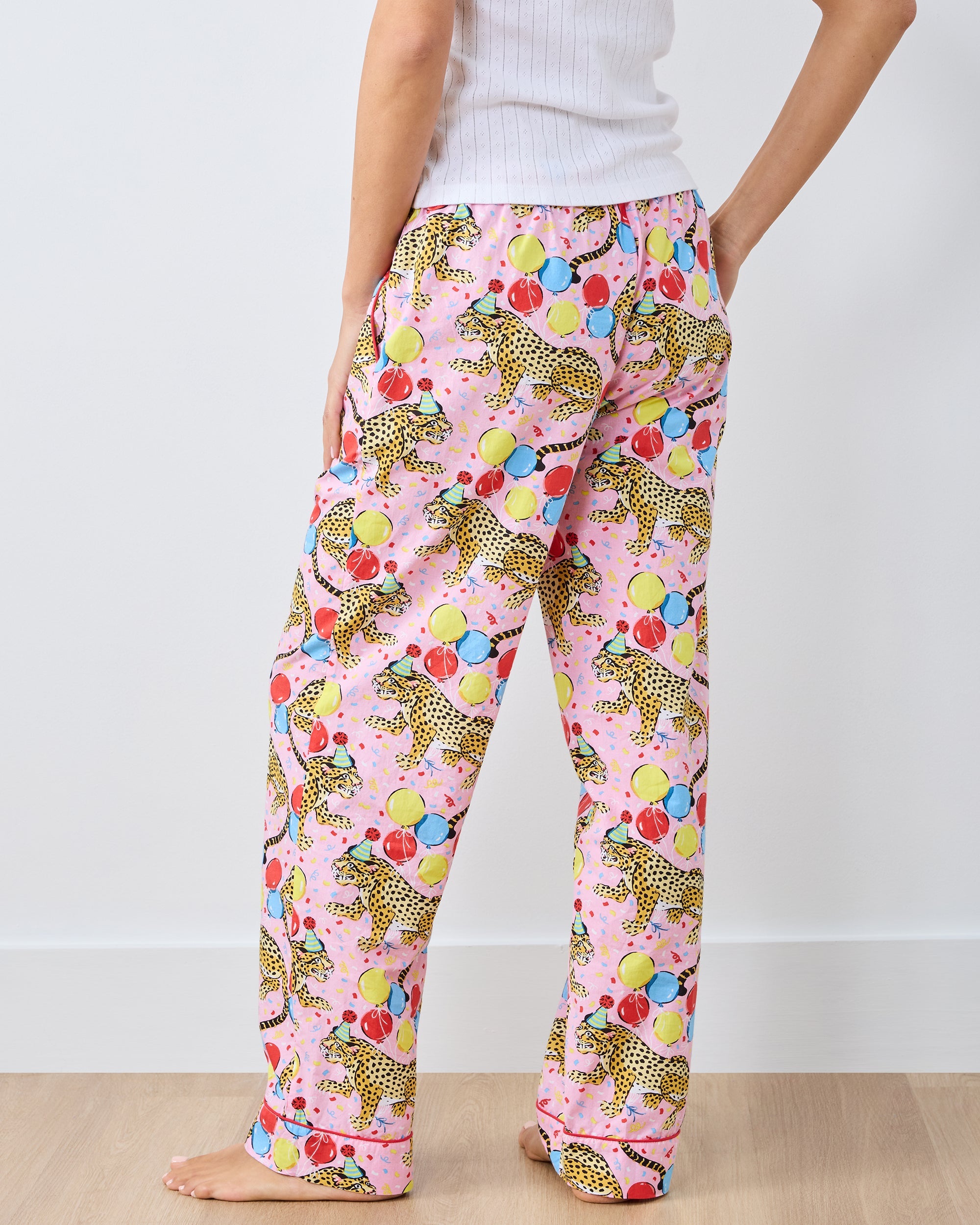 Birthday Bagheera - PJ Pant - Pink Confetti