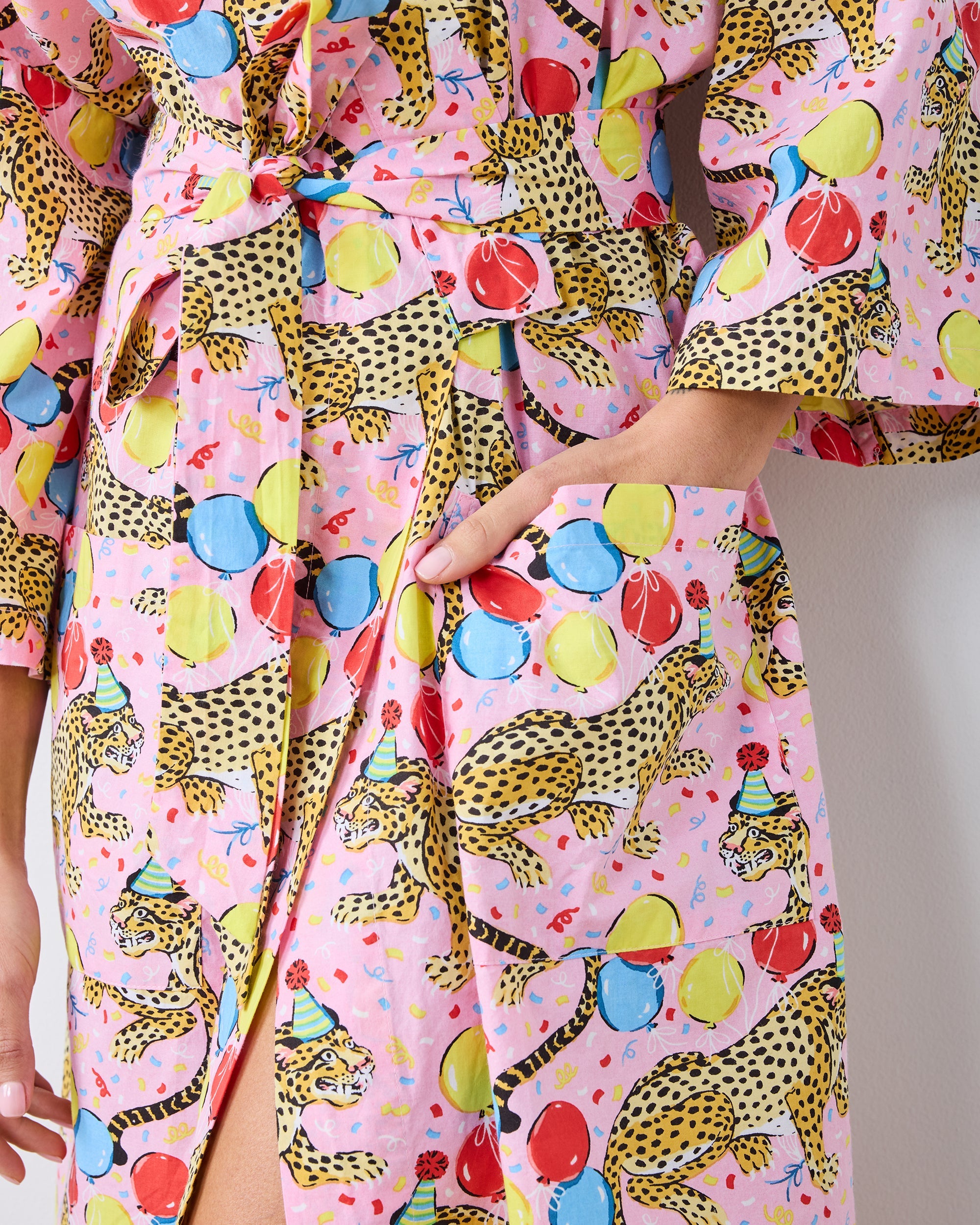 Birthday Bagheera - Long Robe - Pink Confetti