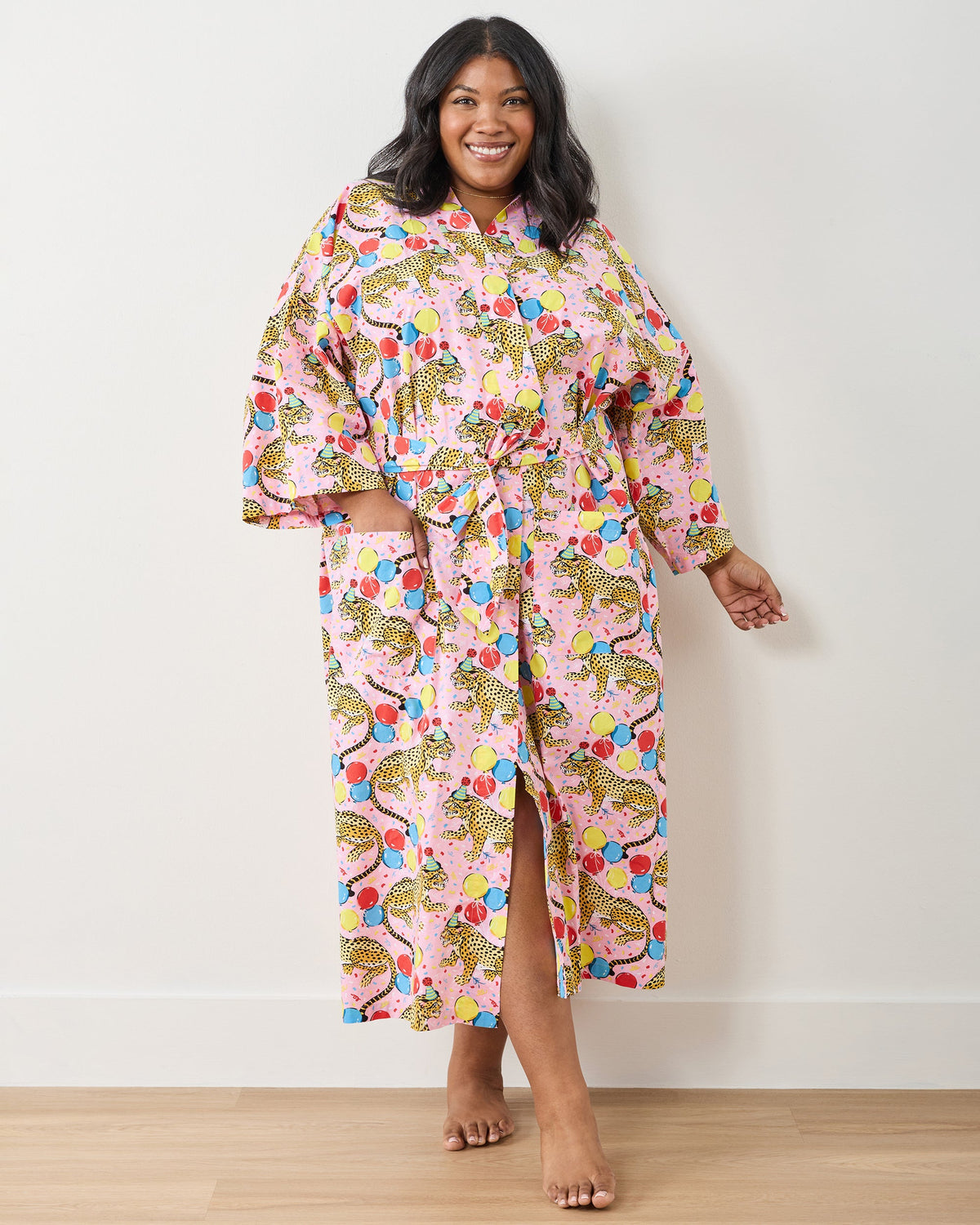 Birthday Bagheera - Long Robe - Pink Confetti