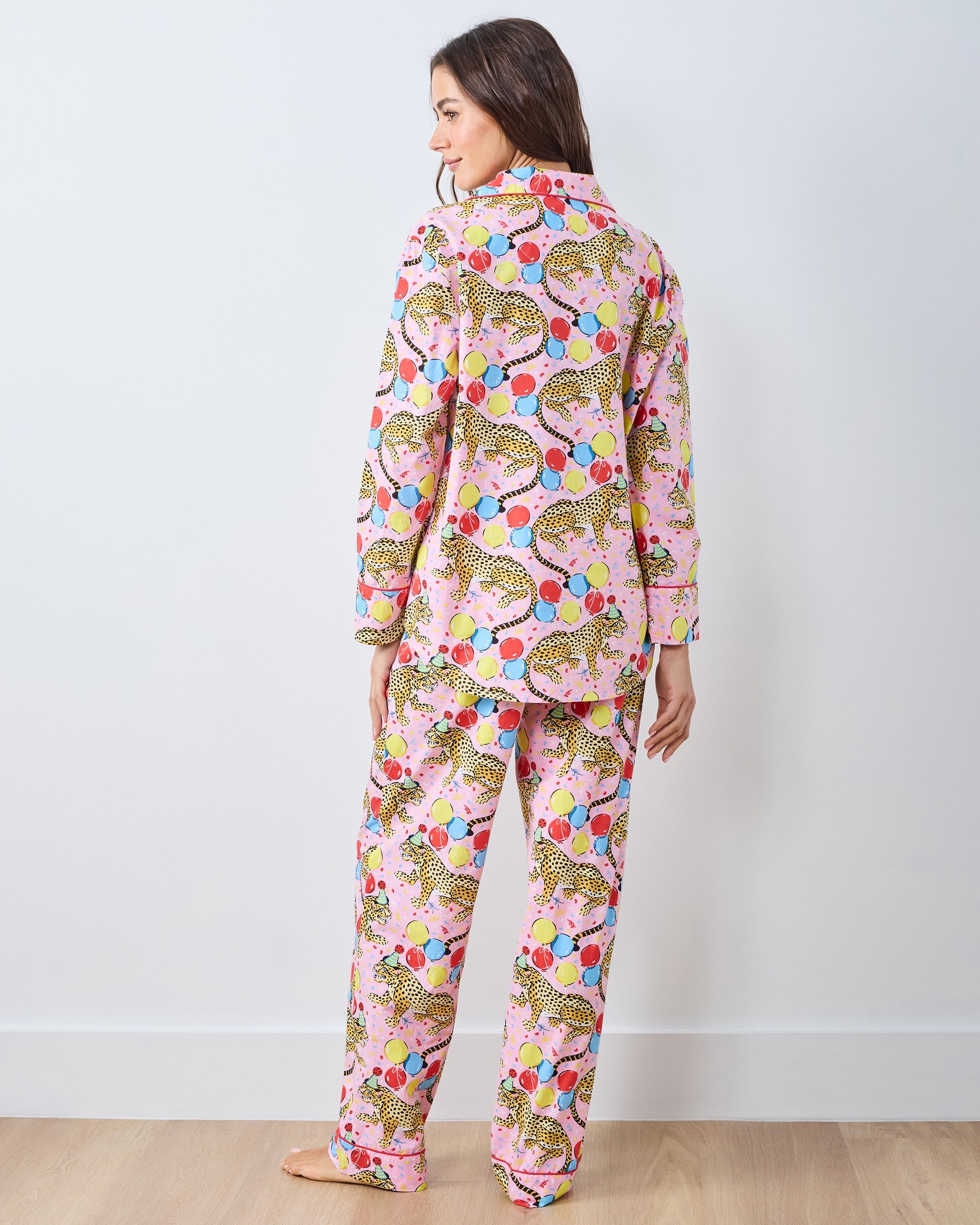 Birthday Bagheera - Long PJ Set - Pink Confetti
