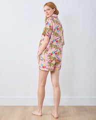Birthday Bagheera - Short PJ Set - Pink Confetti