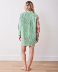 Cabana Cats - Everyday Button Down - Peach Daiquiri